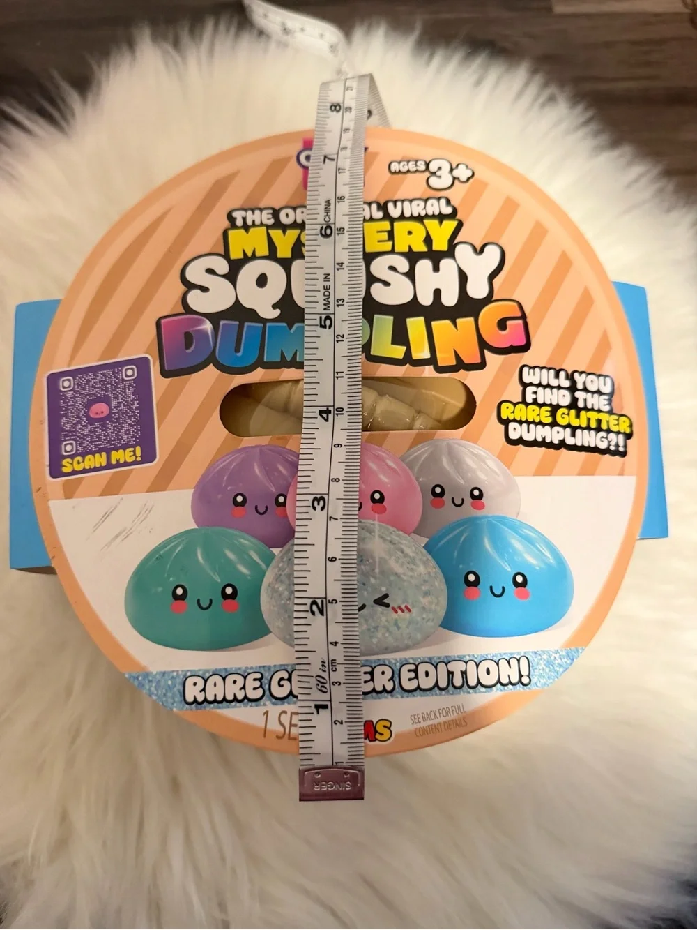 ✨ Mystery Squishy Dumpling – Rare Glitter Edition 🍡 | NEW & SEALED 🎀